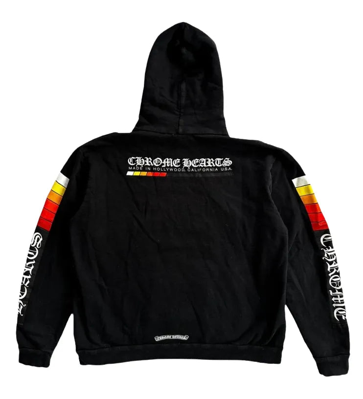 CHROME HEARTS 'BOOST' HOLLYWOOD BLACK HOODIE