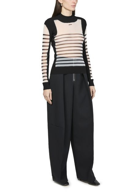 JEAN PAUL GAULTIER Mariniere メッシュ混 長袖セーター - Image 2