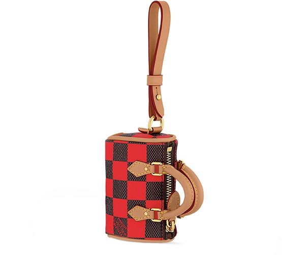LOUIS VUITTON Damier Pop Mini Speedy Bag Charm - Image 2