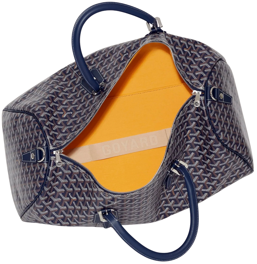 GOYARD 'NAVY' BOSTON 50 DUFFLE BAG
