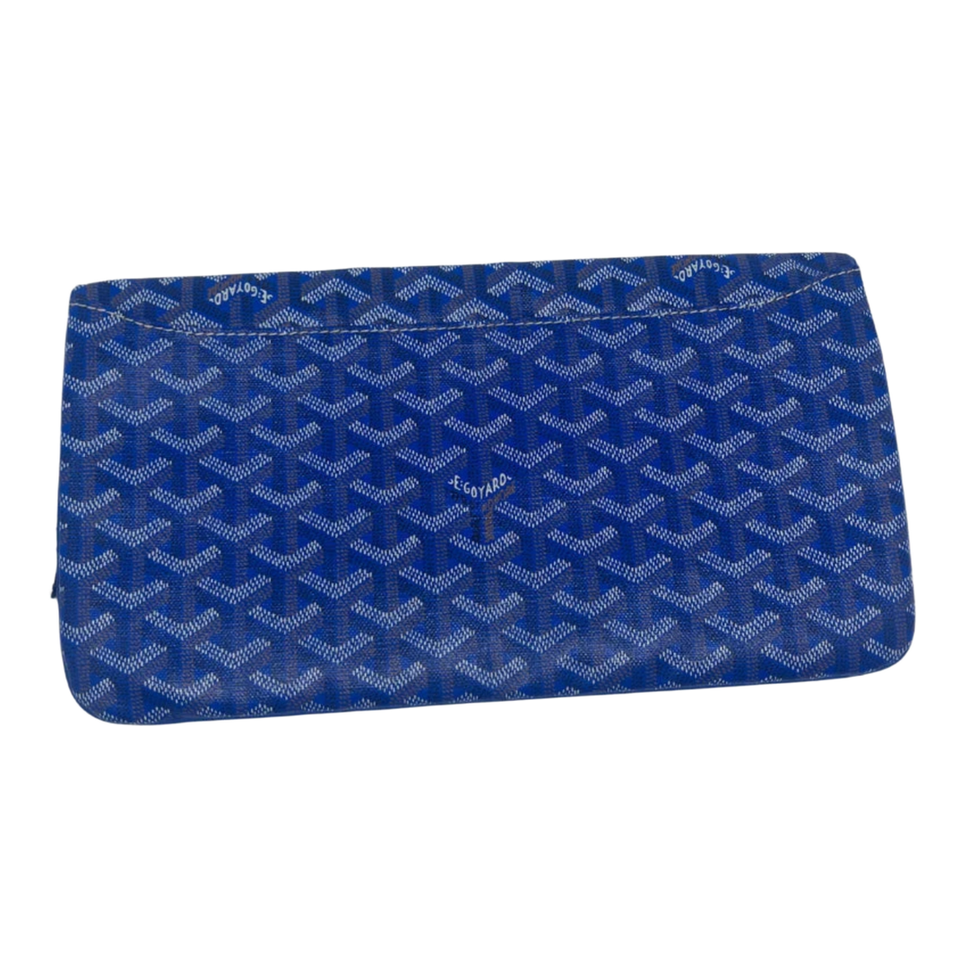 GOYARD 'SAINTE-MARIE' BLUE MM CLUTCH