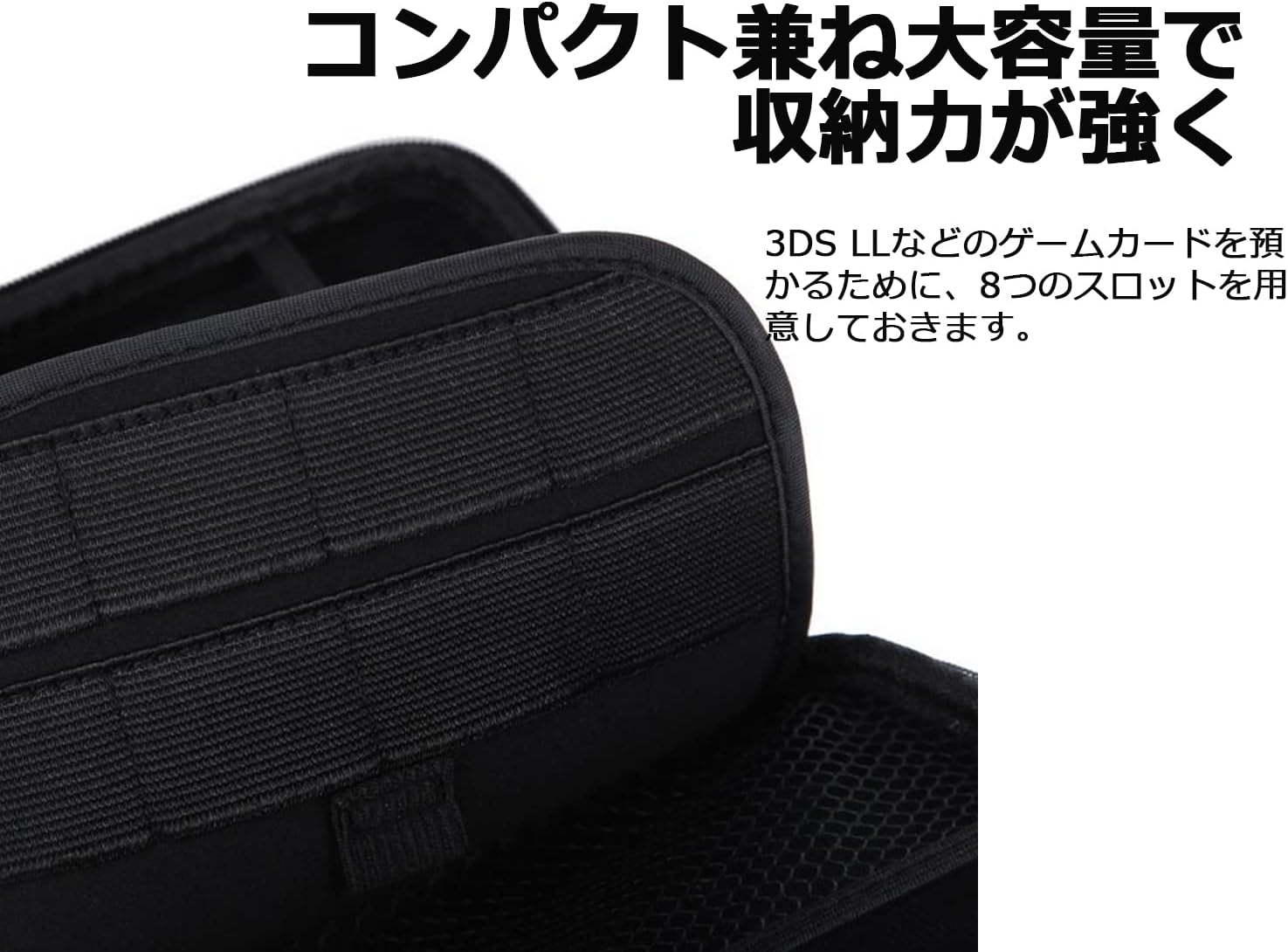 3DS Case, NIJIAKIN Storage Case for Nintendo NEW3DS XL, NEW3DS LL, 3DS XL, 3DS LL