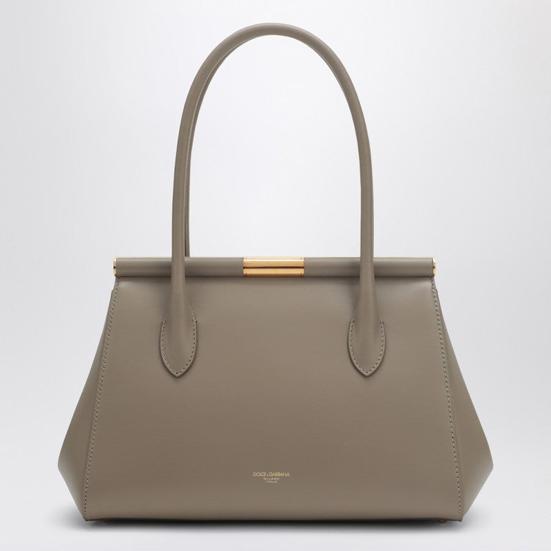 Dolce  Gabbana Taupe ColorのDolce＆Gabbana Marleneハンドバッグ - Image 2