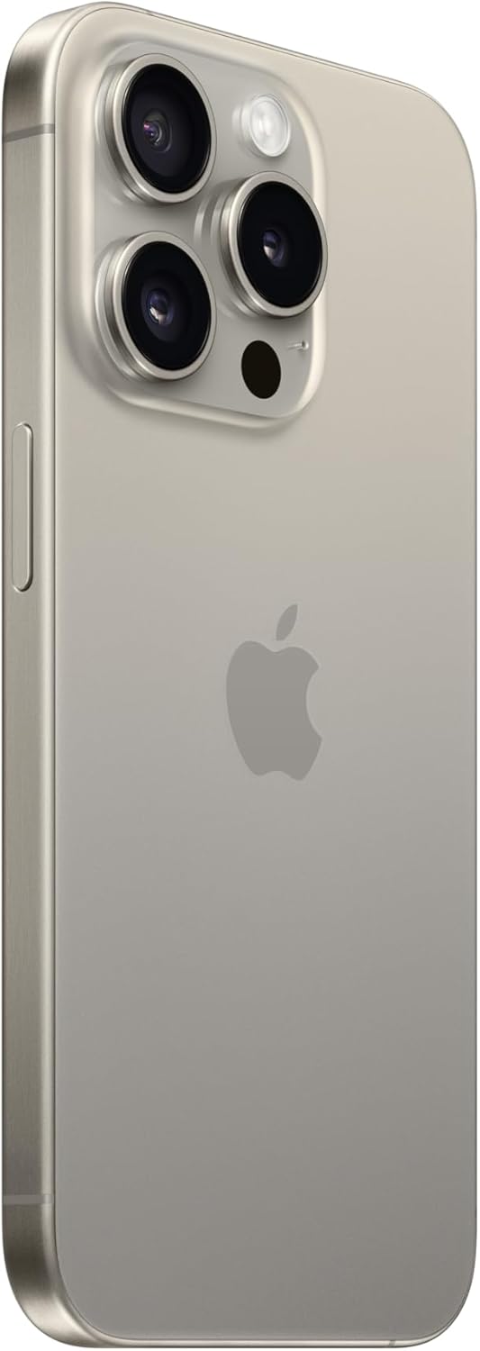 [Refurbished] Apple iPhone 15 Pro 256GB Natural Titanium SIM Free 5G Compatible (Refurbished)