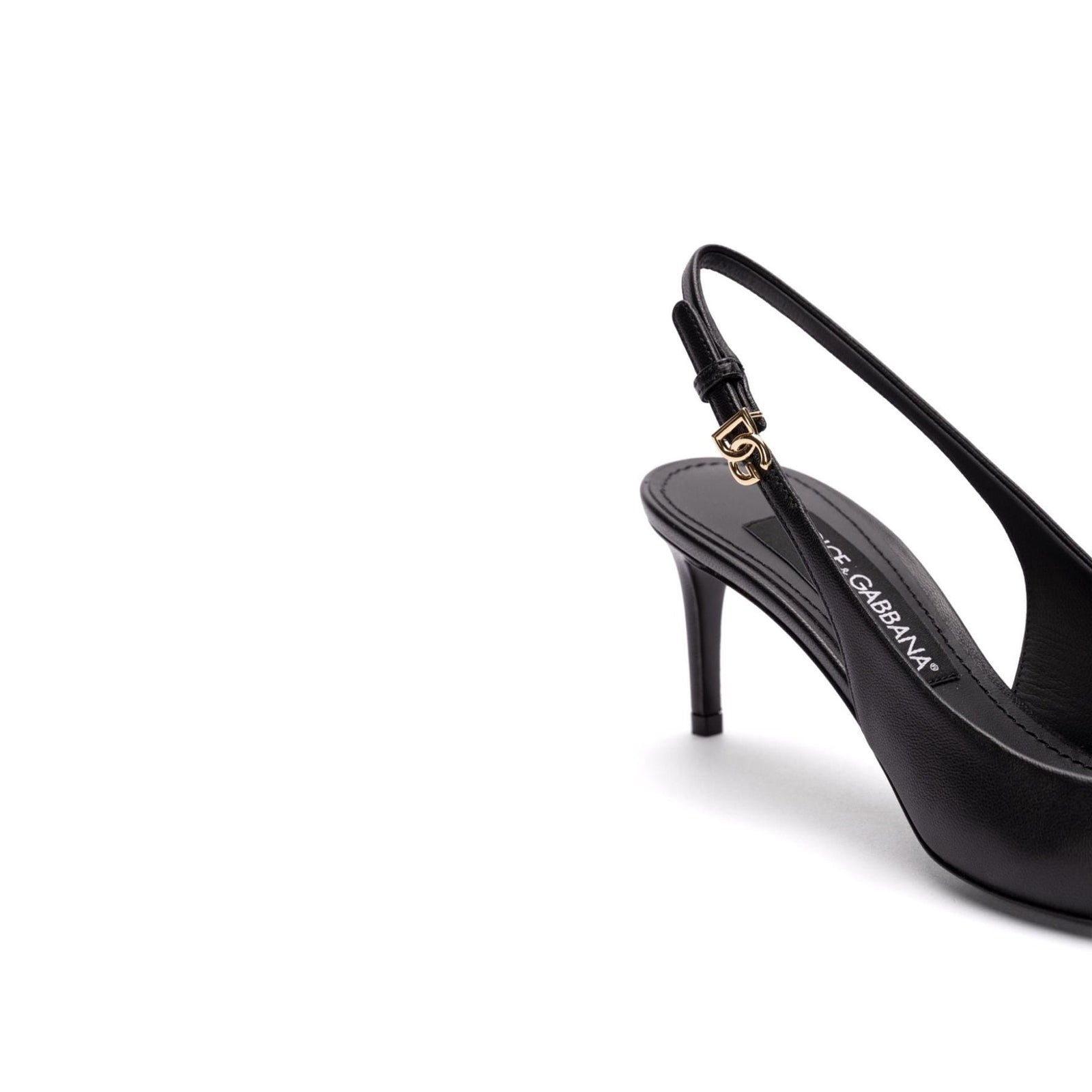 Dolce  Gabbana ドルチェ＆ガッバーナ革のスリングバックポンプ - Image 2