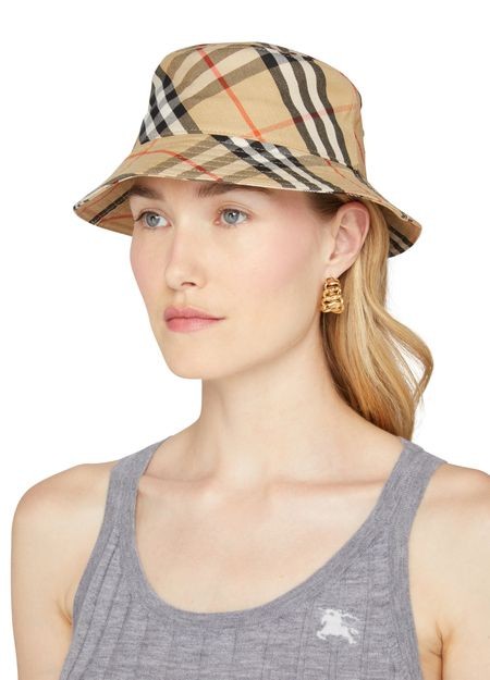 BURBERRY チェック柄 ボブハット - Image 2