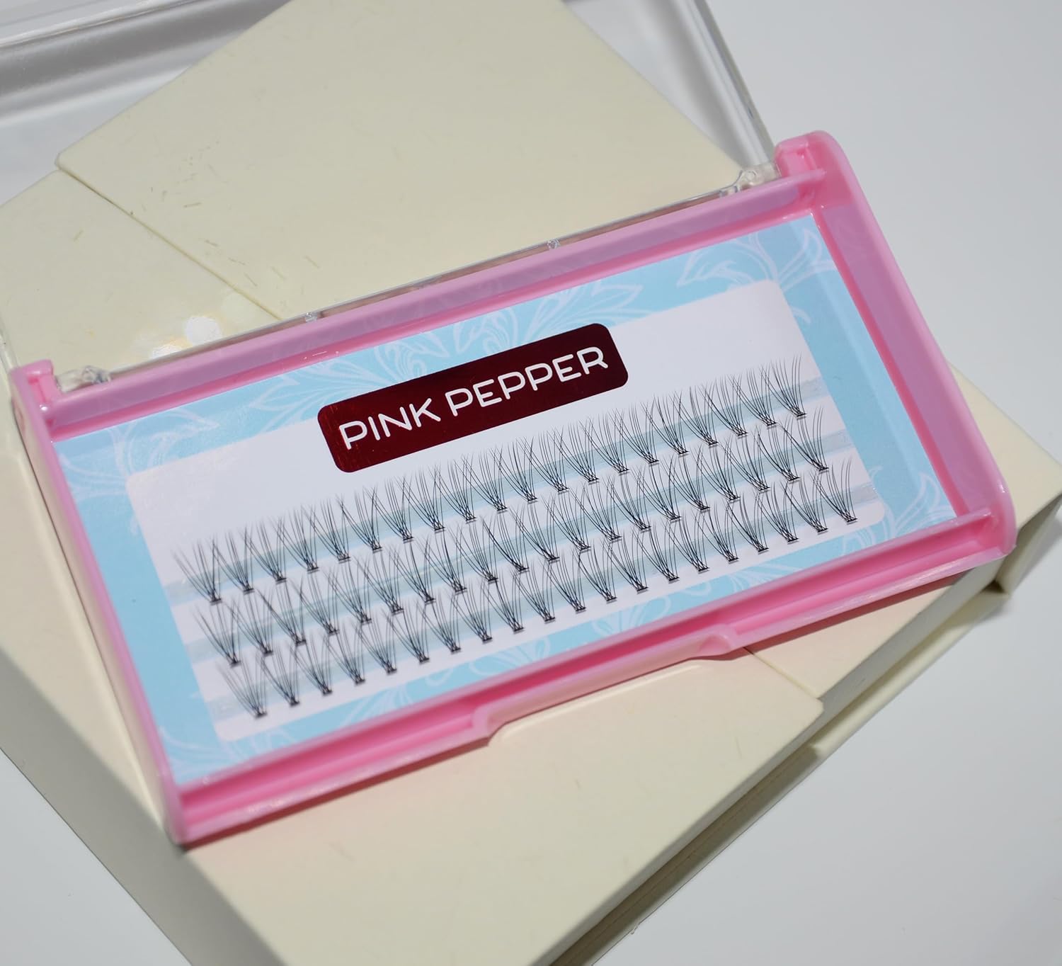 PINK PEPPER Self Eyelash Extensions, For Partial Tsukema Parts, DIY, Matsueku, Flare, 10 Bundles (0.4 inches (10 mm)