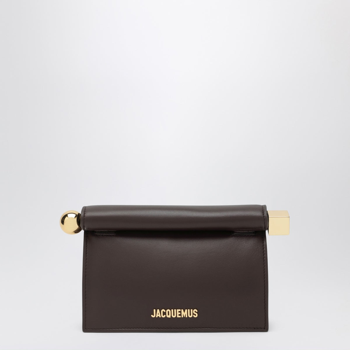 Jacquemus Jacquemus The Small Brown Rond Carré Pouch - Image 2