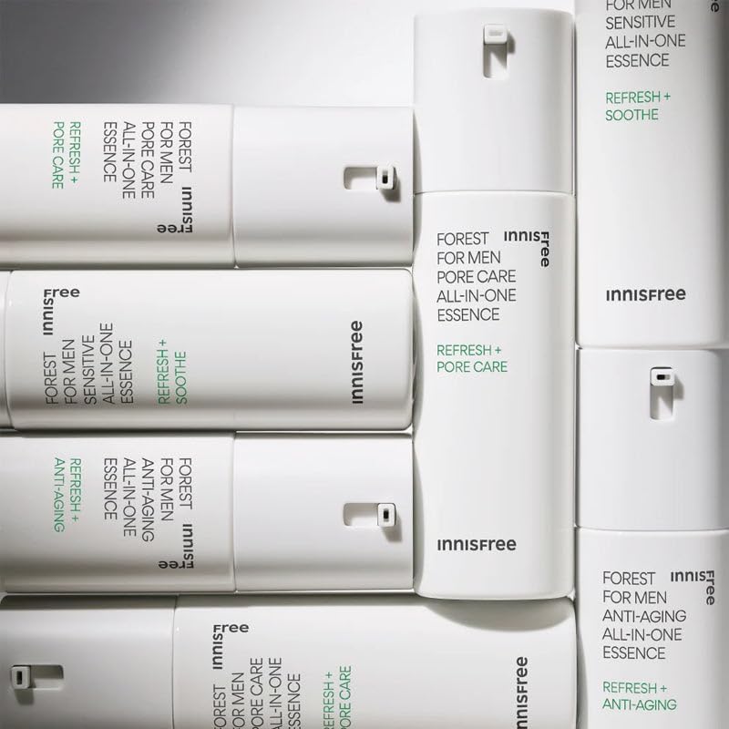innisfree Forest For Men SS All-in-One Essence 100ml - Genuine Refreshing Aging Care Men Moisturizing Moisture Oily Skin Dry Mixed Skin Dry Korean Cosmetics