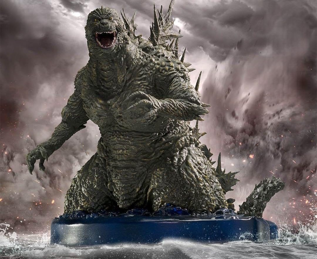 Godzi'la - 1.0 Figure, Art Vignette Godzilla (2023) Offshore Image Version, GODZILL'A Figure, Approx. 10.6 inches (27 cm) [All 1 Type] Official Merchandise