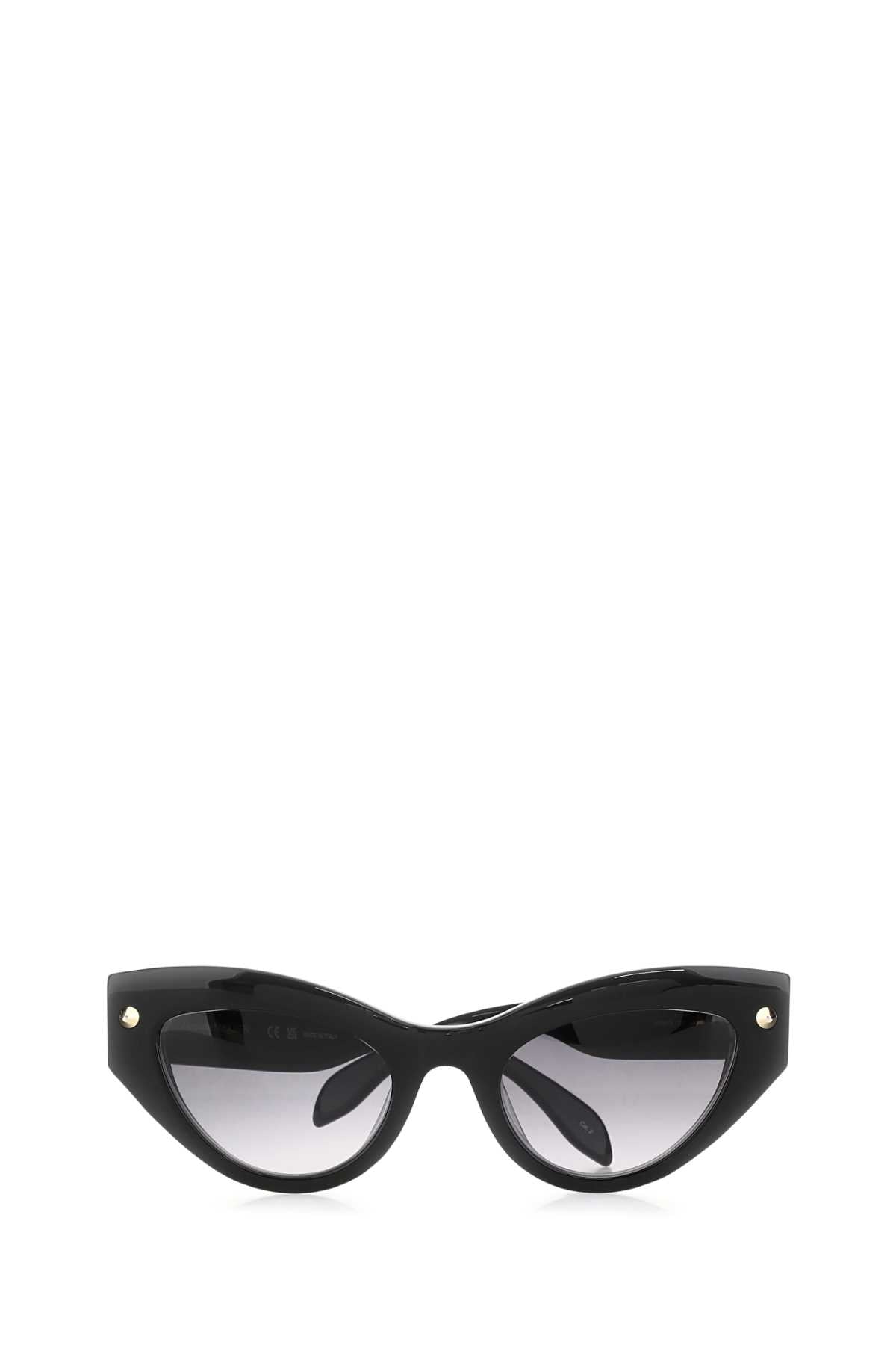 Alexander Mcqueen アレクサンダーマックイーンブラックアセテートスパイクスタッドサングラス - Image 2