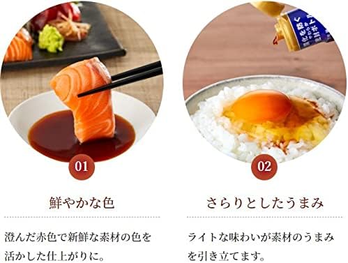 Kikkoman Foods Always Fresh Soy Sauce, Seasoning, Soy Sauce, 6.8 fl oz (200 ml) x 6 Bottles