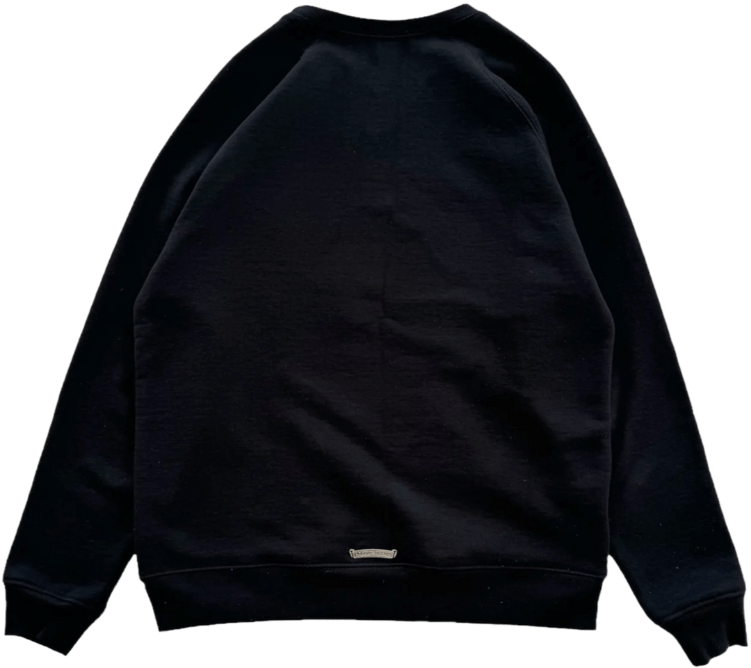 CHROME HEARTS 'KING TACO' BLACK EMBROIDERED CREWNECK