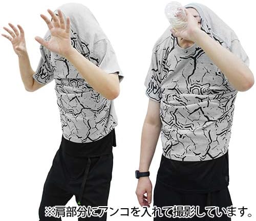 Cospa Ultraman Jamilla Pattern T-shirt MIX GRAY M Size
