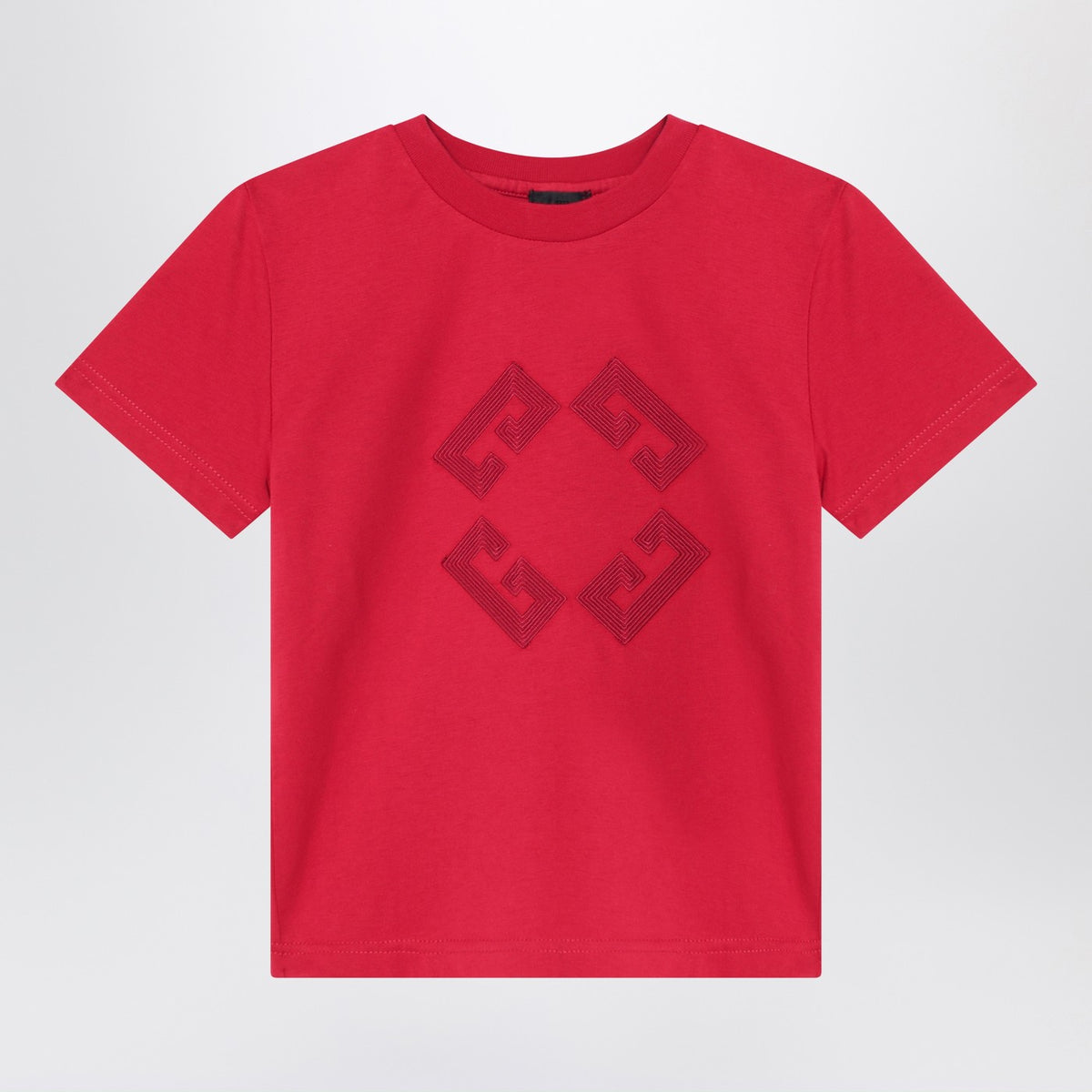 Givenchy Givenchy Bordeaux T Shirt With Embroidered Logo - Image 2
