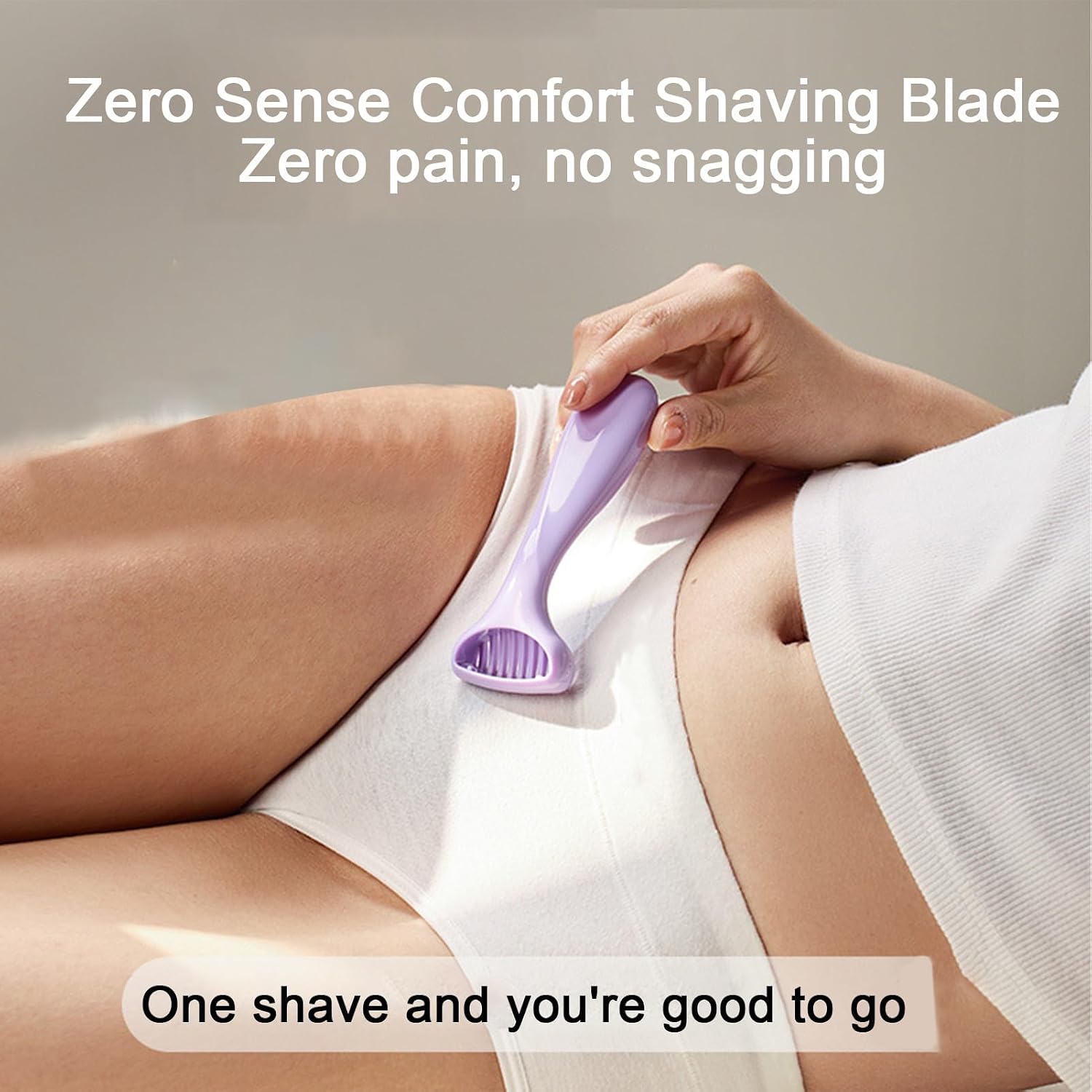 Razor for Women, Zero Sense Shaver Limbs Hair Armpit Hair Pubic Full Body Manual Hair Removal Shaver Portable Epilator Razor for Women - Bikini Trimmer | Body Hair Trimmer, Body Groomer, Body Shaver