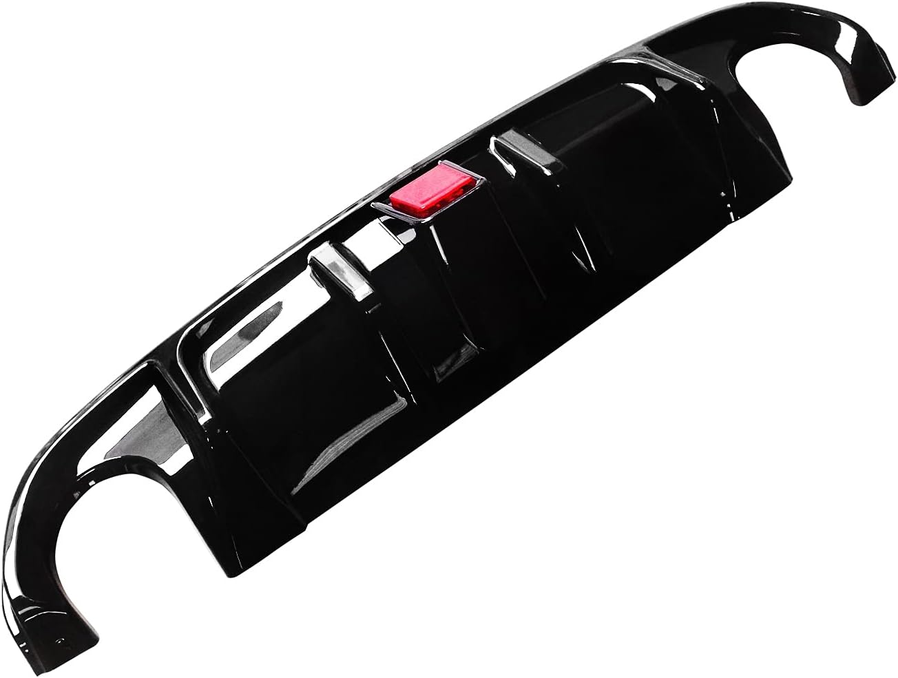 CARIG 2014-2017 Infiniti Q50 / Nissan Skyline V37 Rear Pan Bar Spoiler, ABS Genuine Parts, Tail Light, Easy Installation, Carbon Style, Car Accessories