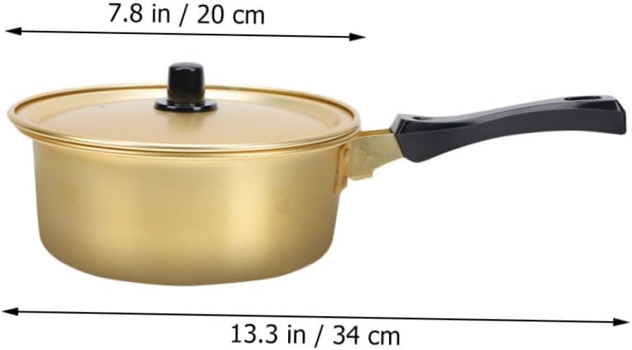 Parliky Korean Hot Pot, Korean Traditional Rice Cooker, Korean Ramen Cooker, Instant Ramen Pot, Stew Pot, Soup Bowl, Udon Rice Bowl, Soup Cooking Pot, Stew Pan, Small Noodle Pot, Ramen Pot, Small Ra
