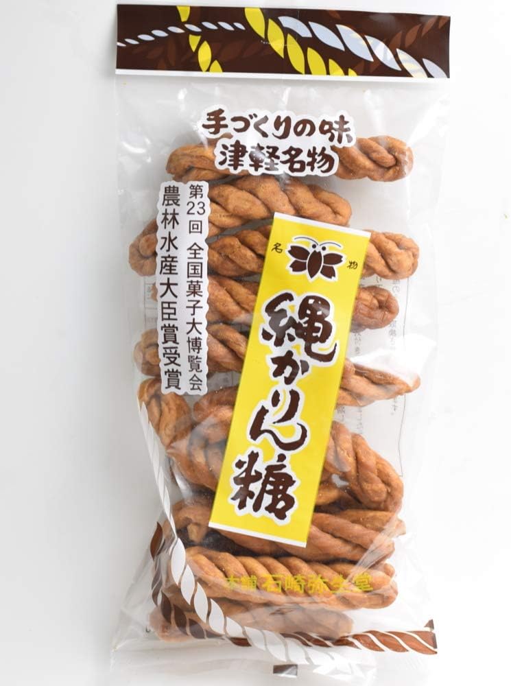 Rope Kinto, 7.1 oz (200 g), Tsugaru Specialty Candy, Low Sweetness, Handmade Flavor, Candy, Gift