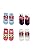 One Piece Socks, Monkey D, Luffy, Ankle Socks, Pirate King Lusuo, Chopper, Takahoe, Women's, Men's, Breathable, Sweat Absorbent, Cotton, 4 Pair Set, 9.1 - 10.4 inches (23 - 26.5 cm), For Work,