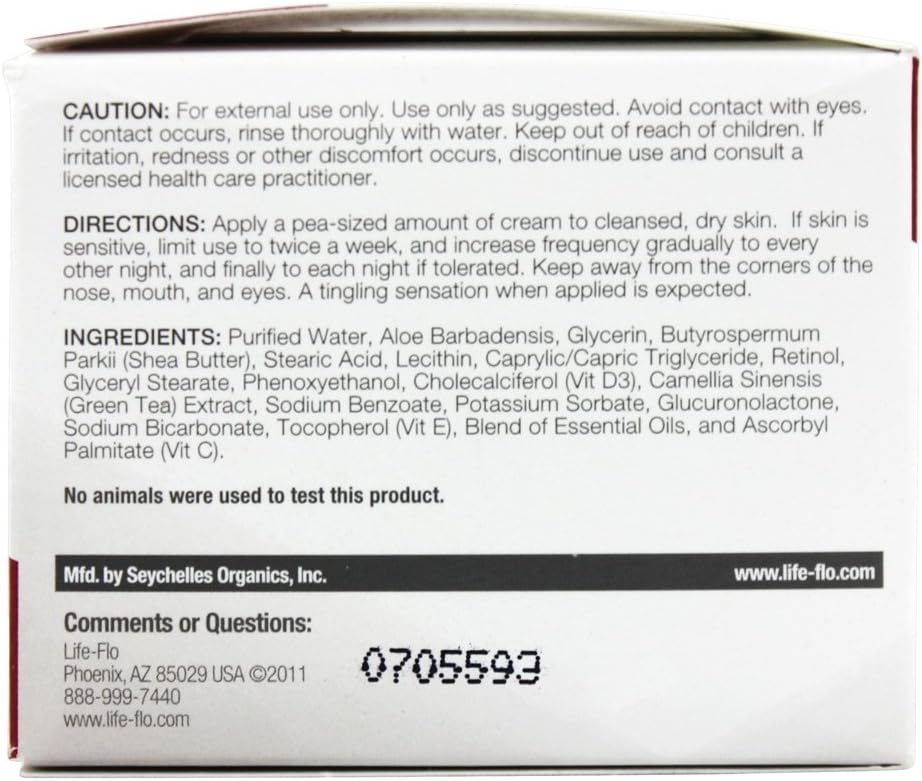 Life-flo, Retinol A 1% Advanced Revitalization Cream, 1.7 oz (50 ml)