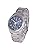 Seiko SSC801P Watch, Men's, Waterproof, Solar, Chronograph, Metal, Silver, Blue, Business, Bracelet Type