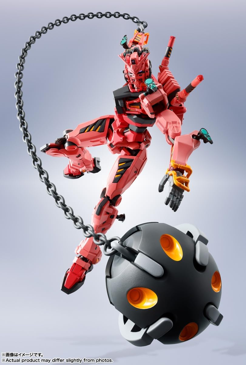 TAMASHII NATIONS METAL ROBOT Spirits, Mobile Suit Gundam GQuuuuuuuX (Reading: Siegax), Red Gundam, Approx. 6.1 inches (155 mm), ABS & Die Cast & PVC Pre-painted Action Figure