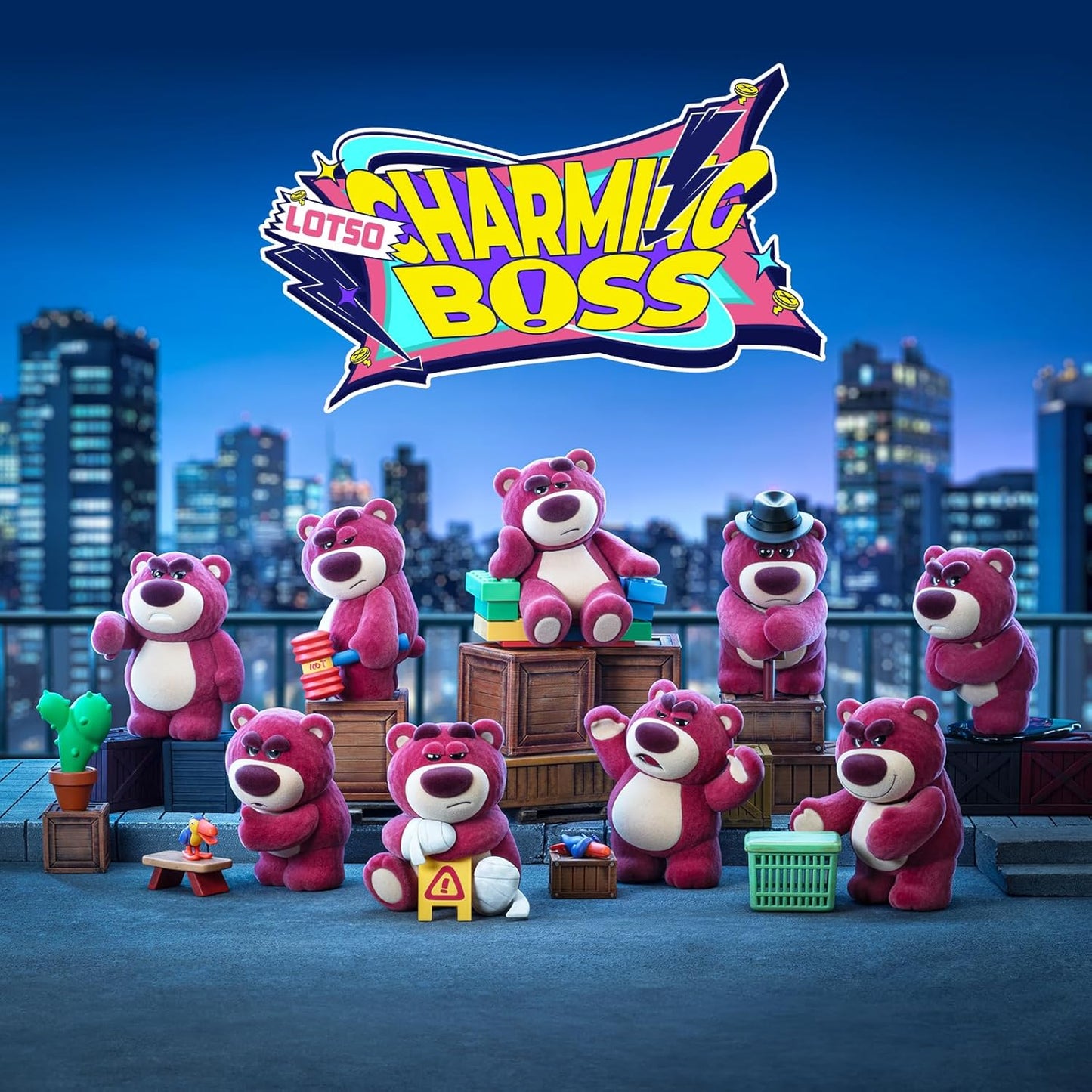 52TOYS x TOY STORY: LOTSO Blind Box Collection Figure Blind Box Collectible Figure 3" Frock Popular Characters Rattle Toy Painted Great Gift for Kids Collectors Birthday Christmas Gifts for Her (1
