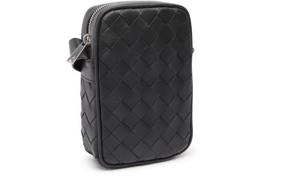 BOTTEGA VENETA Intrecciato zippered phone pouch - Image 2