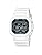 Casio DW-B5600SF-7 Men's Sci-fi World Sci-fi Smartphone Link White Black Wristwatch, white