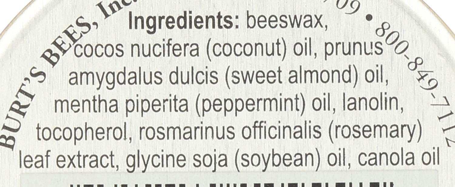 BURTS BEES - Bálsamo labial de cera de abejas, 0.3 onzas
