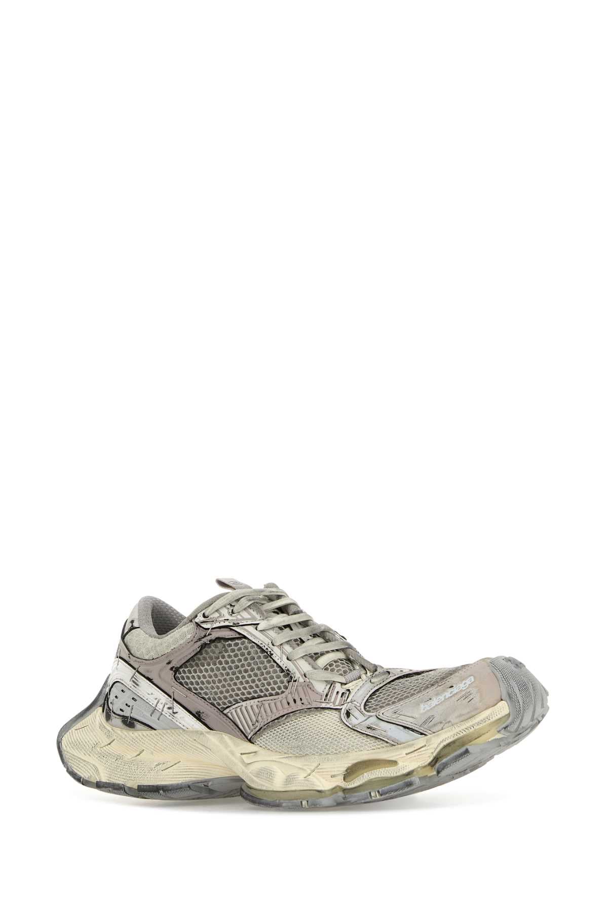 Balenciaga Multicolor Synthetic LeatherとMesh Stapler Sneakers - Image 2