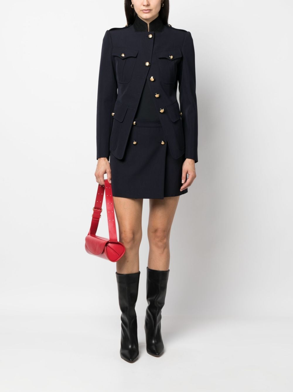 Alexander McQueen アレクサンダーMCクイーンウールミニスカート - Image 2