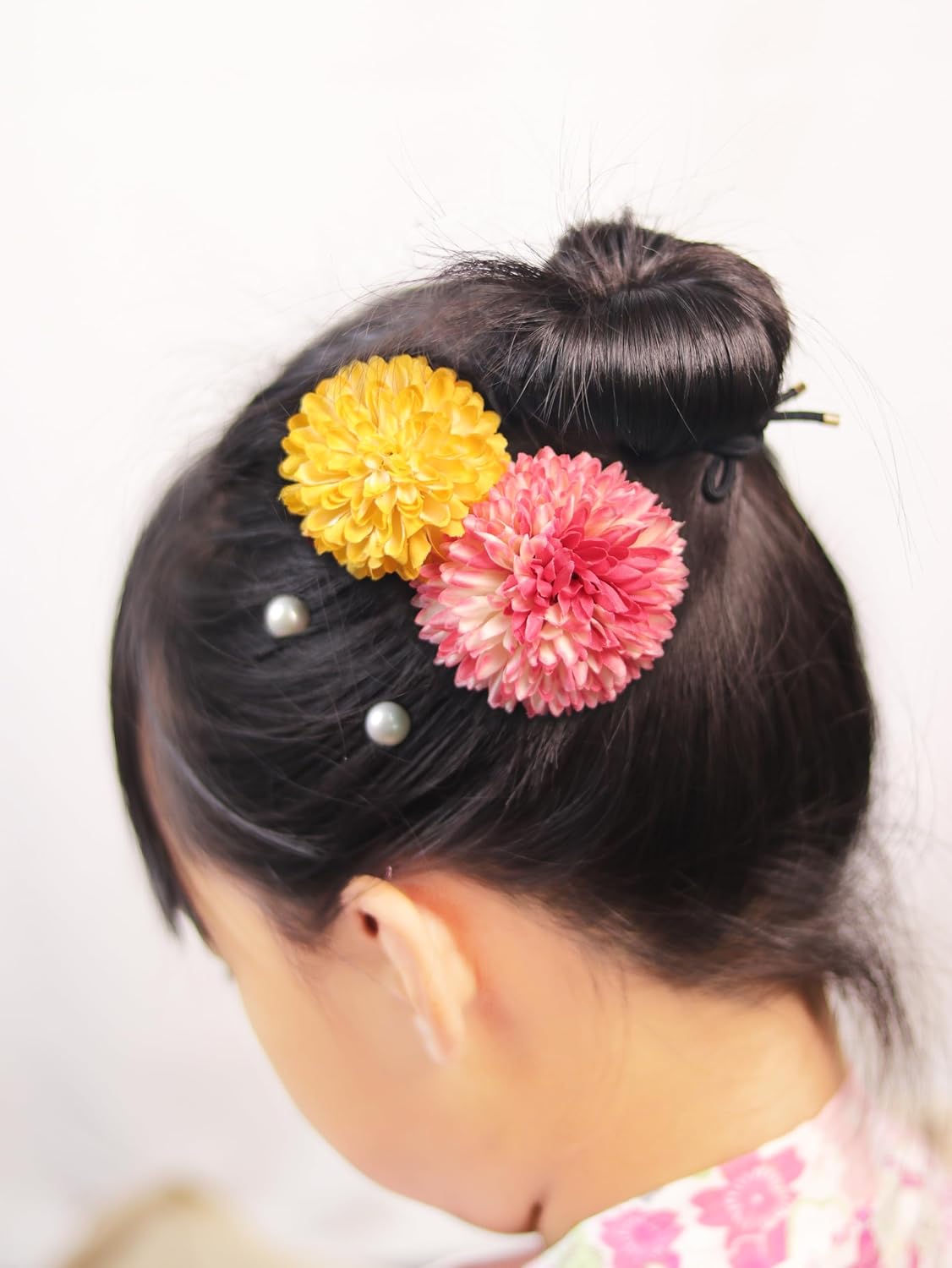 NANA Handmade Hair Ornament, Clip, Yukata, Ping Pong Mom, Cute, Summer Festival, Fireworks Display, Coming of Age Ceremony, Shichi-Go-San Graduation Ceremony, Kindergarten Entrance Ceremony