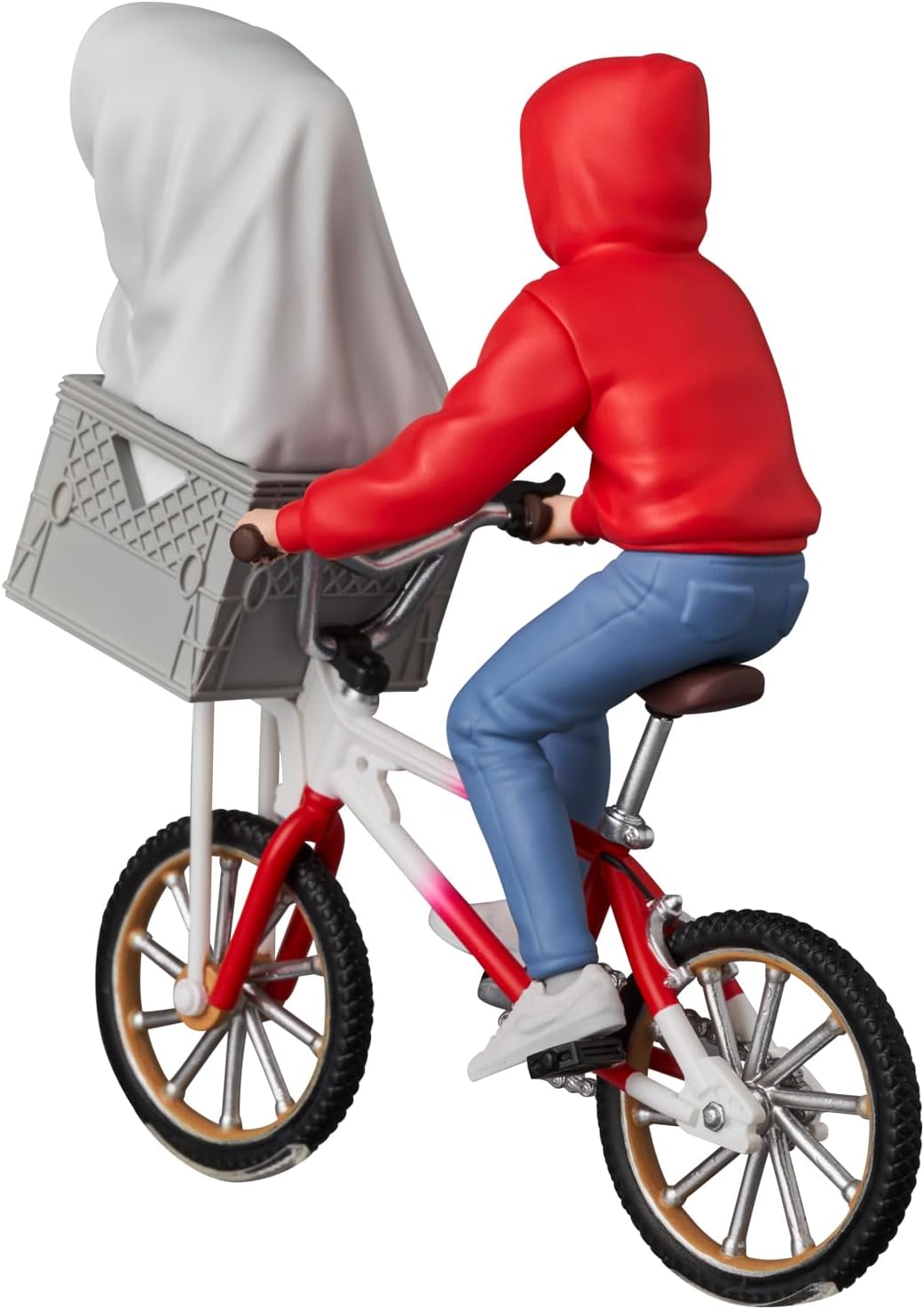 UDF Ultra Detail Figure No.801 E.T. & ELLIOTT w/BICYCLE Total Height Approx. 3.5 inches (90 mm), Non-scale, Painted Finished Figure