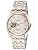 Seiko SARY174 SARY174 Men's Wristwatch, Mechanical Automatic (Hand Wounded), Japanese Garden Motif, Open Heart, Roman Numeral Notation, Pink Gold, Dial color - white, Mechanical automatic watch with