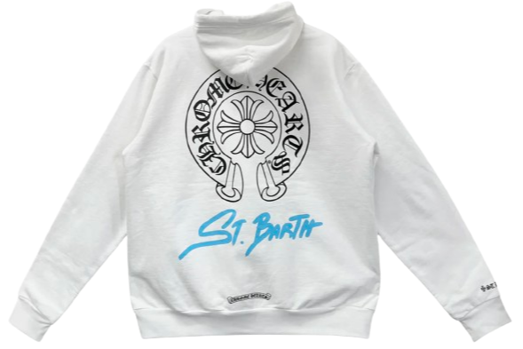 CHROME HEARTS 'ST. BARTH EXCLUSIVE HORSESHOE LOGO' HOODIE