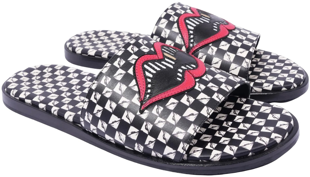CHROME HEARTS MATTY BOY '99 EYES' CHOMPER SLIDES