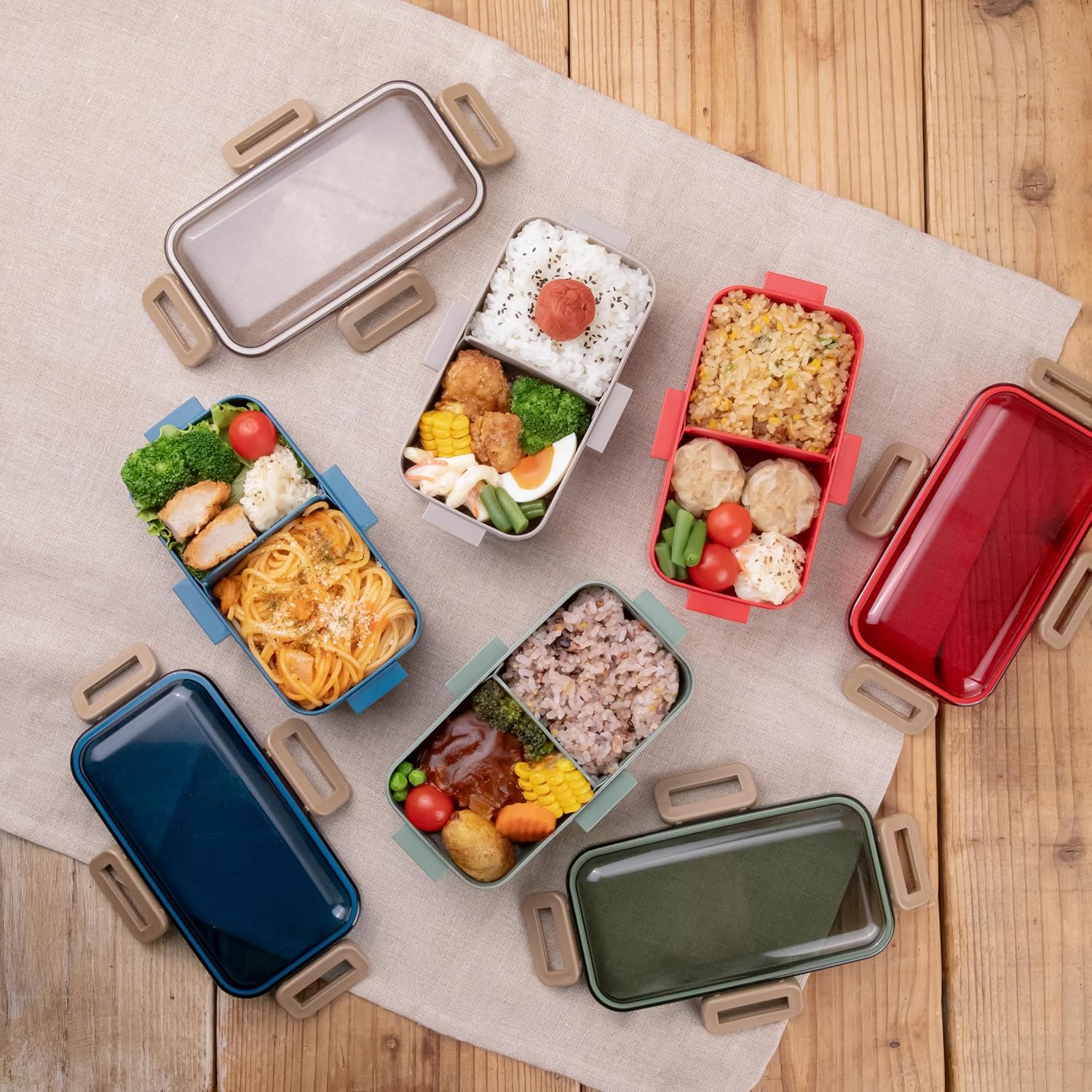 Skater PFLB6AG-A Bento Box, 17.9 fl oz (530 ml), 1-Tier, Women's, Made in Japan, Leak-Resistant 4-Point Lock, Lunch Box, Dishwasher Safe, Microwave Safe, Nature Color, Mauve Gray
