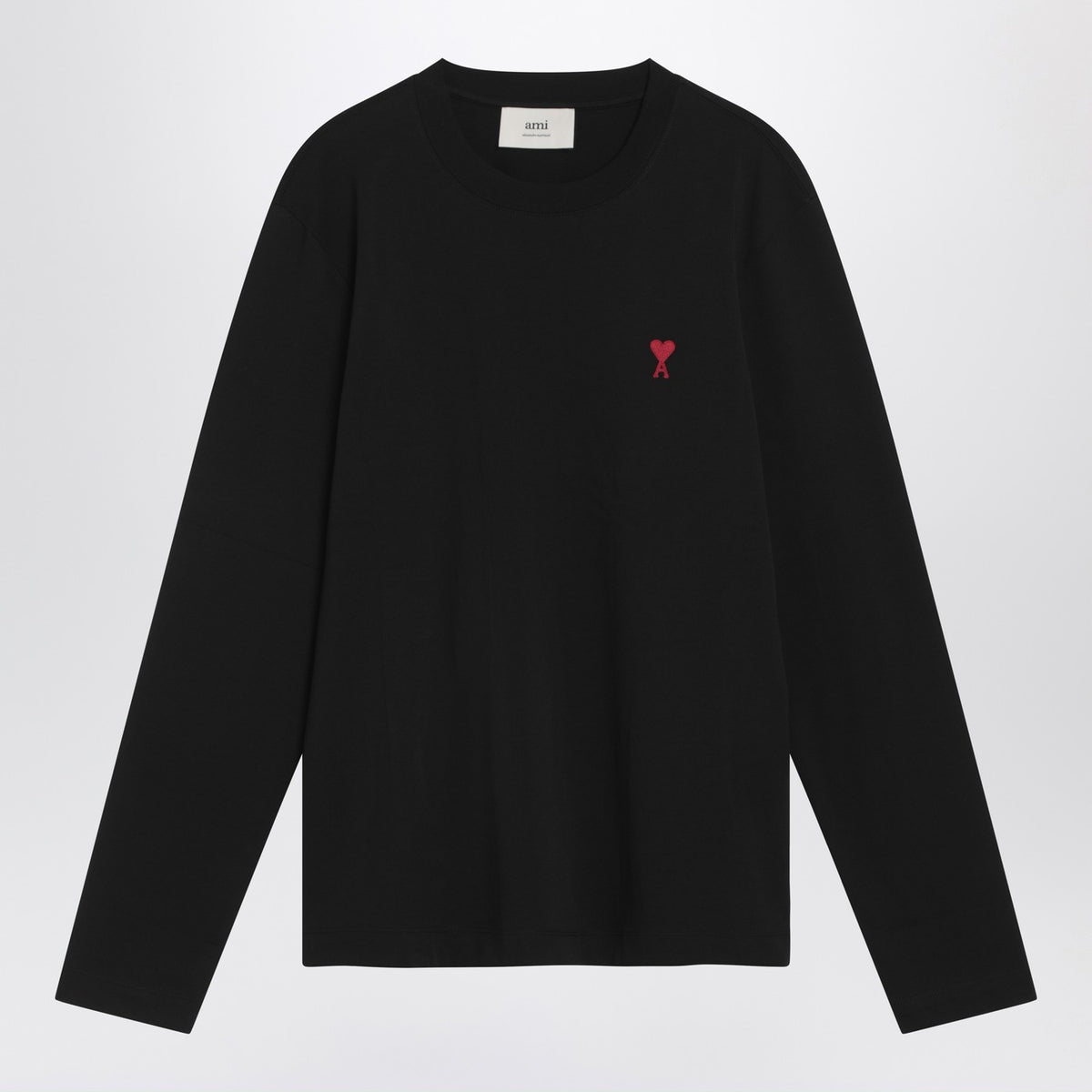 Ami Ami Paris Black Ami De Coeur Tシャツ - Image 2