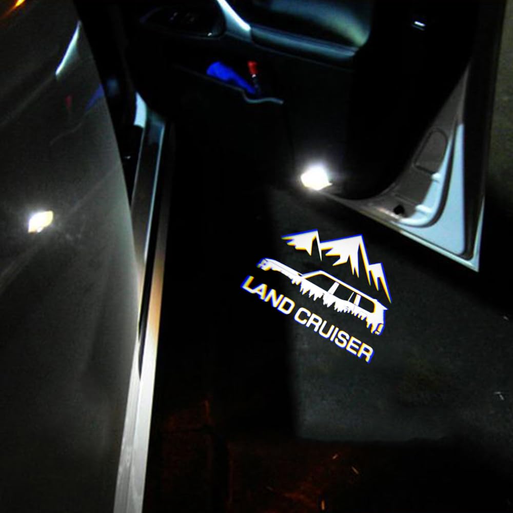 Courtesy Light Car Courtesy Lamp Toyota Land Cruiser Rank 250 Series Logo Courtesy Light Door Light Set of 2 Doors Fits Land Cruise 250
