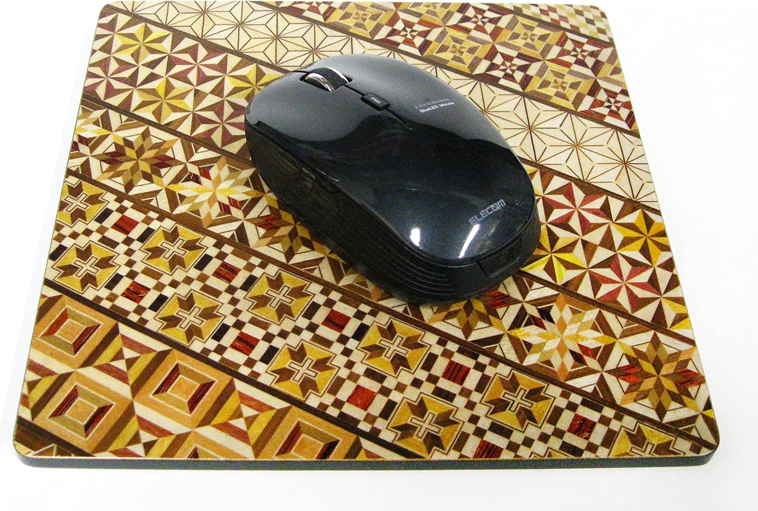 Hakane Brick Craft Mouse Pad, Small Parking Pattern, Traditional Craft, Made in Japan, Boxed Gift