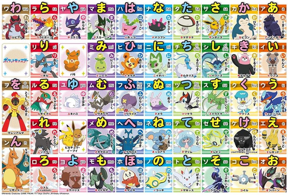 BEVERLY (BEVERLY) 【Made in Japan】100 Piece Jigsaw Puzzle Pokemon Learn the Alphabet (10.2 x 14.9 inches) 100-043