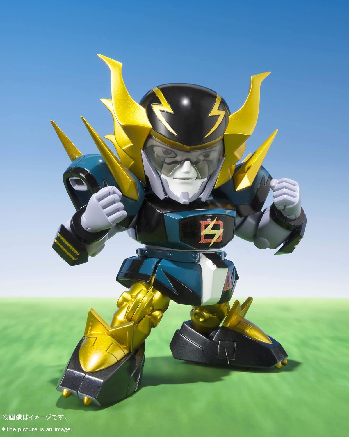TAMASHII NATIONS Super Alloy Iron Leaguer Mach Windy & Gold Foot, Approx. 3.1 inches (80 mm), Die-cast & PVC & ABS Pre-painted Action Figure