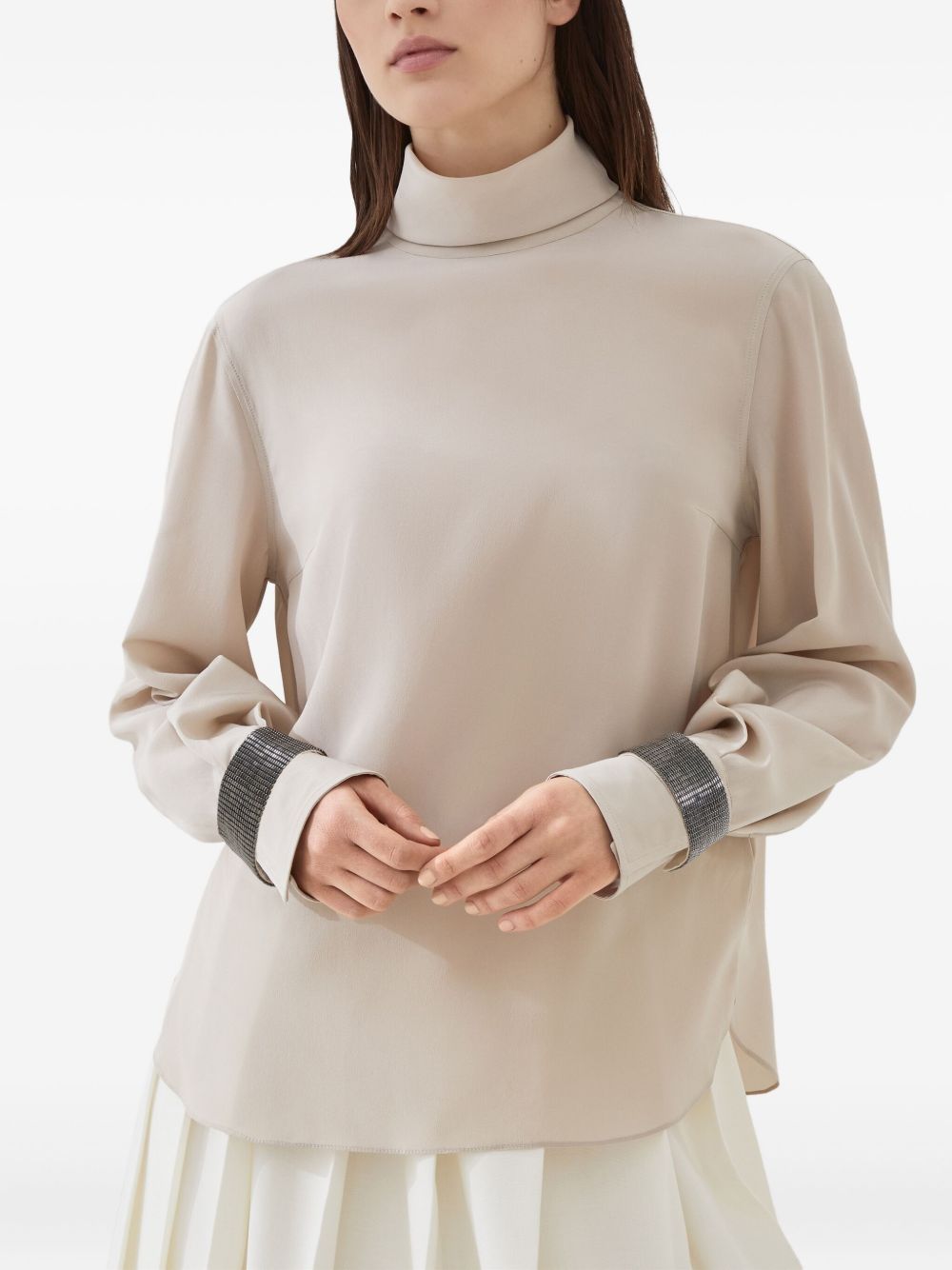 Brunello Cucinelli Silk Top - Image 2