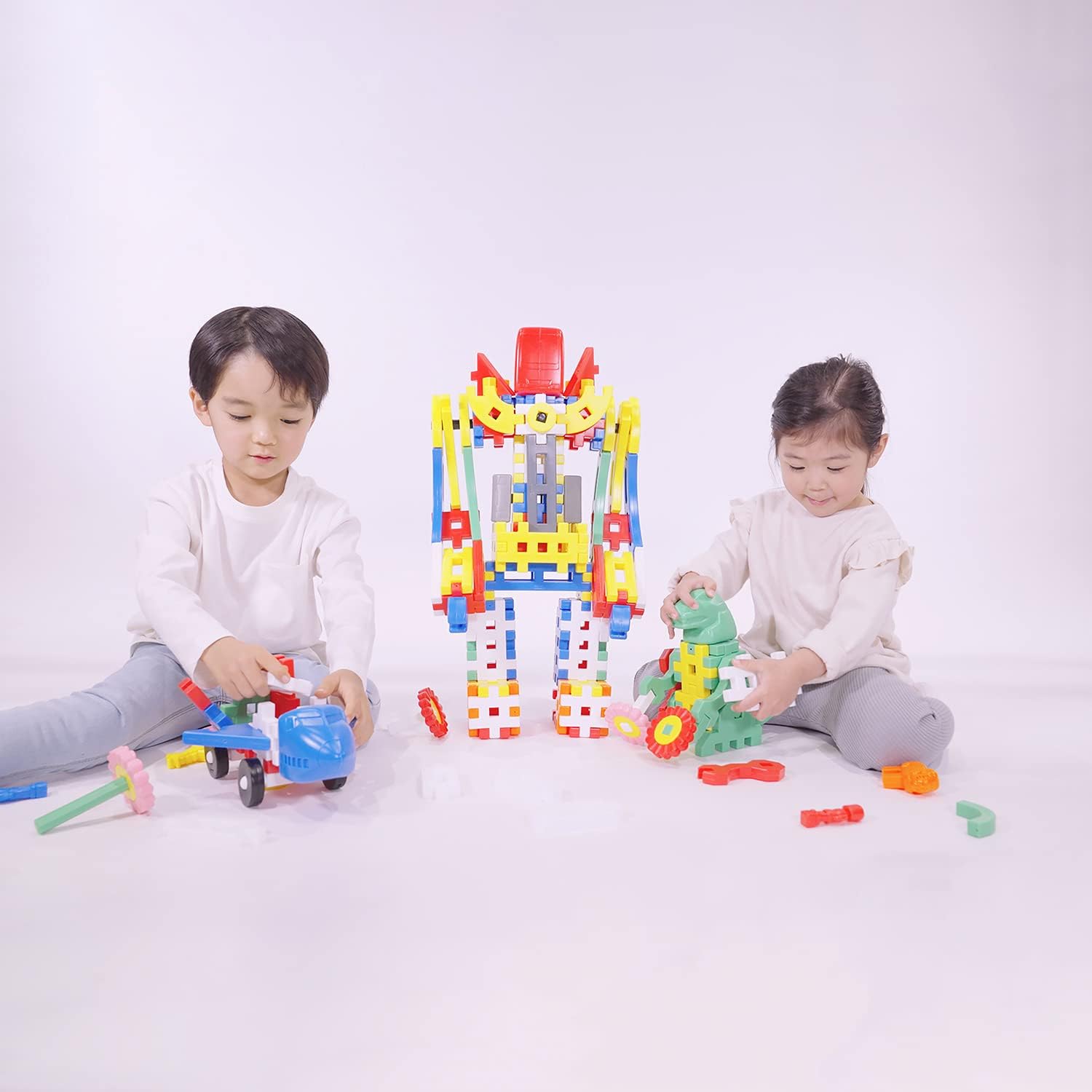 Gakken New Block Plenty Variety Set (Ages 2 and Up), 35 Types, 174 Parts 83719