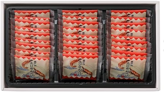 Okayama Takara Okayama Seto Inland Sea Shrimp Crackers, 14 Pieces, Okayama Souvenir, Okayama Confectionery, Gift Souvenir