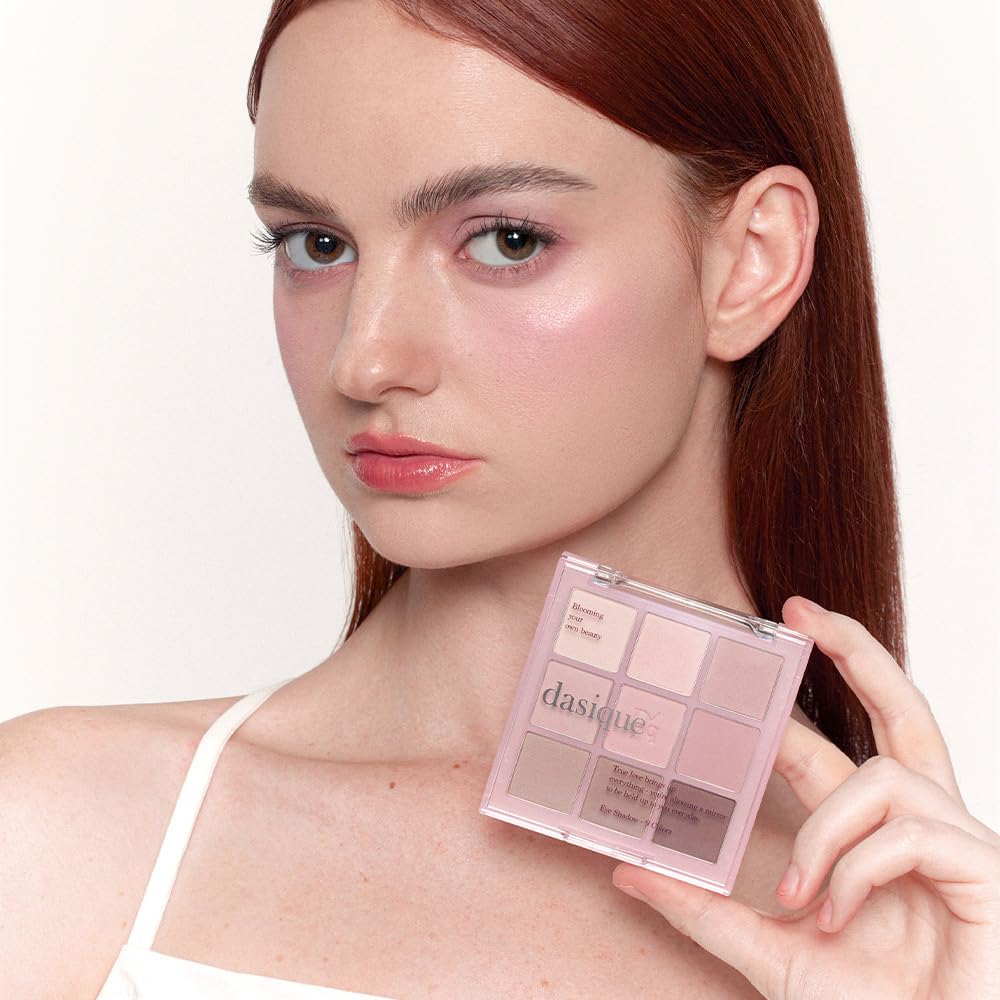 Dasique #13 Cool Blending Eyeshadow Palette, Undereye Eye Makeup, 9-Color Eyeshadow Palette x 1