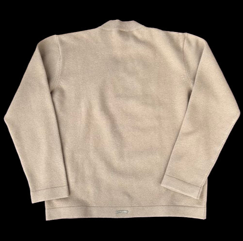CHROME HEARTS 'BROWN TRIPLE CROSS' CASHMERE SWEATER