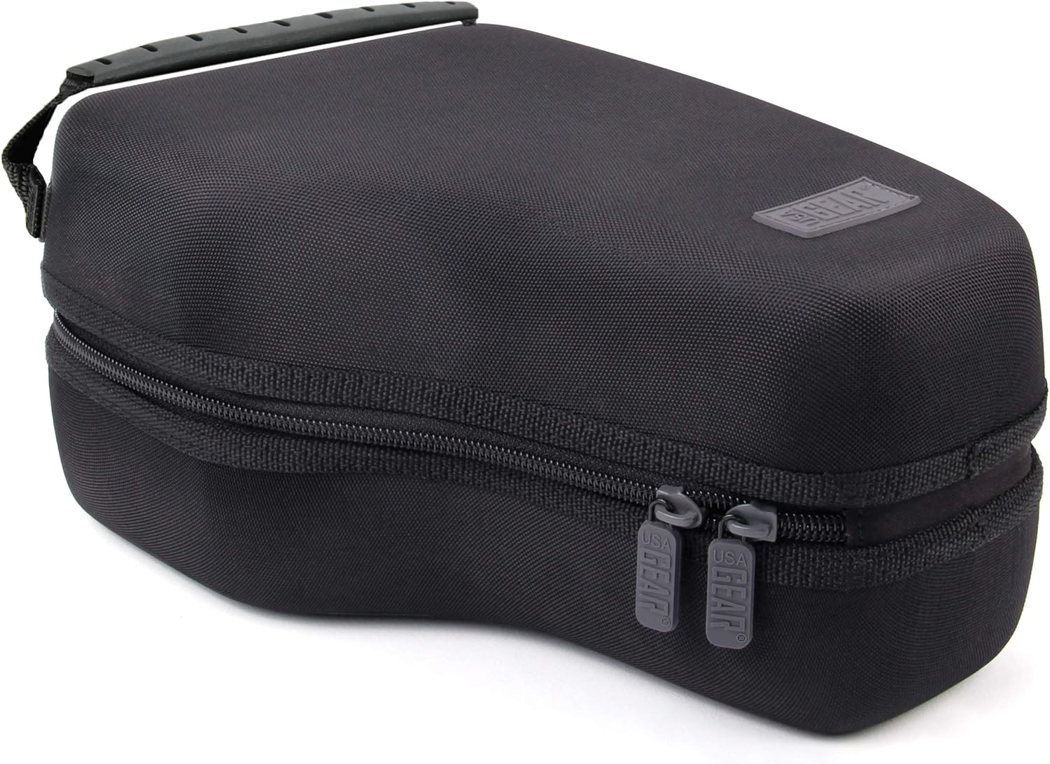 USA Gear Quick Access DSLR Hard Shell Camera Case Molded EVA Protection Padded Interior Holster with Belt Loop and Rubber Coated Handle - Fits Nikon, Canon, Pentax, Olympus and More,, Black - Zoom